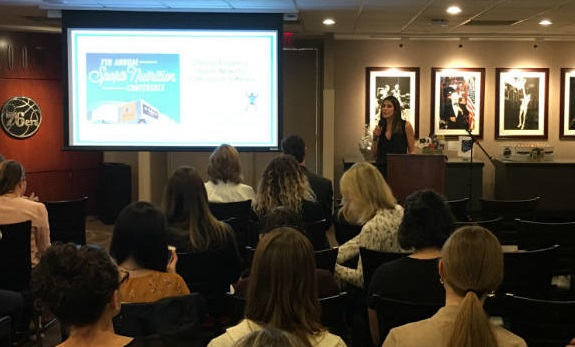 Nyree Dardarian, MS, RD assistant clinical professor and director of the Center for Integrated Nutrition & Performance at the conference